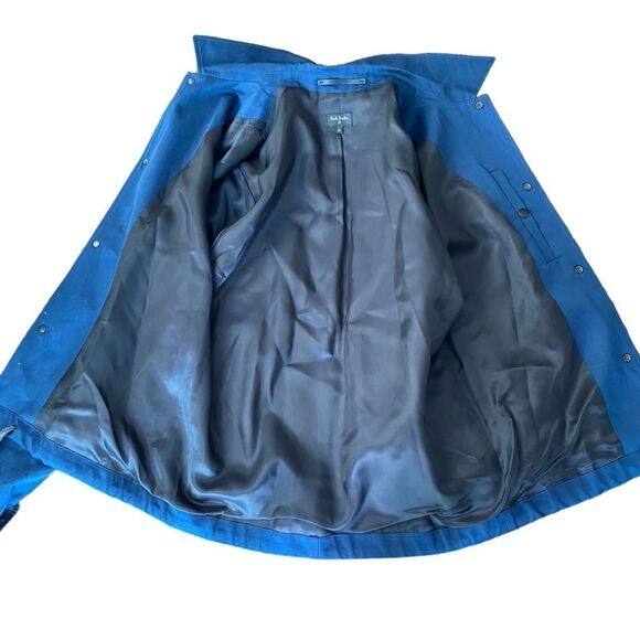 Paul Smith Chore Jacket Linen Blend Blue Small - Picture 3 of 9